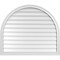 Ekena Millwork Round Top Surface Mount PVC Gable Vent w/ 2"W x 1-1/2"P Brickmould Frame, 40"W x 34"H GVPRT40X3402SN - alternate 1